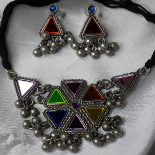 Neck Accessories Oxidise Neckpiece 17