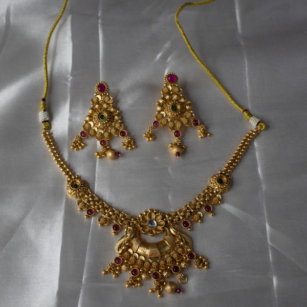Traditional Temple Jewellery Neckpiece 7