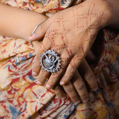 Hand Jewellery Finger Ring Oxidise 4
