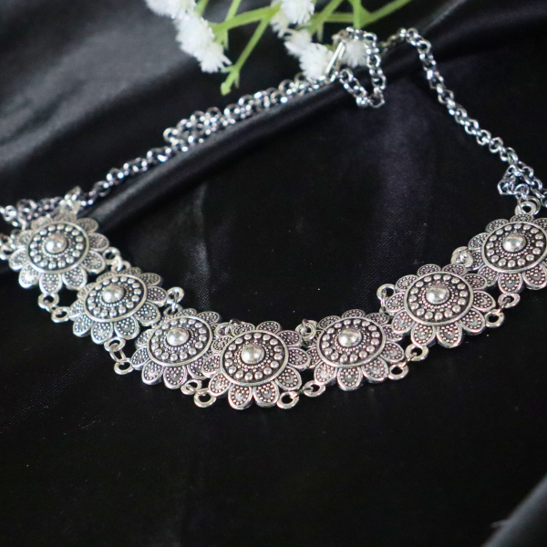Neck Accessories Oxidise Neckpiece 13