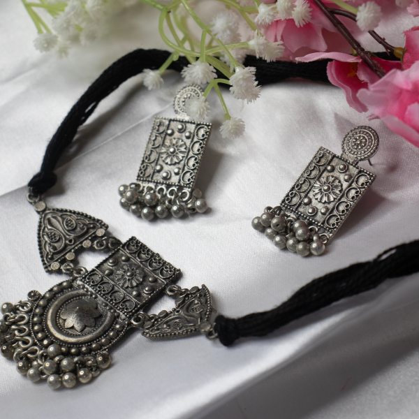Neck Accessories Oxidise Neckpiece 16