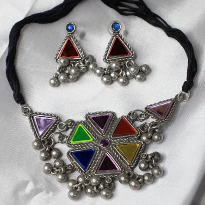 Neck Accessories Oxidise Neckpiece 17