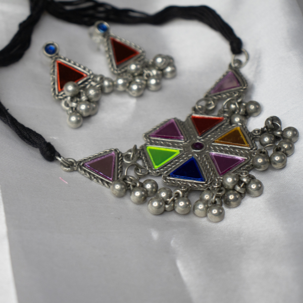 Neck Accessories Oxidise Neckpiece 17