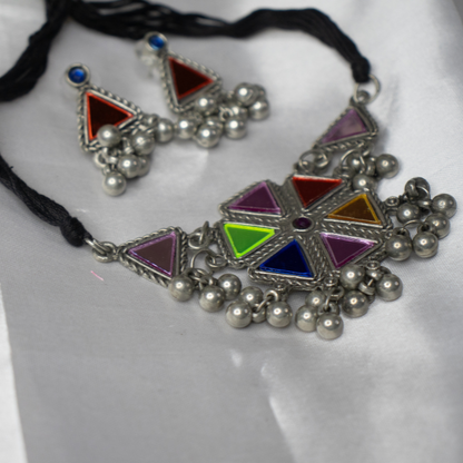 Neck Accessories Oxidise Neckpiece 17
