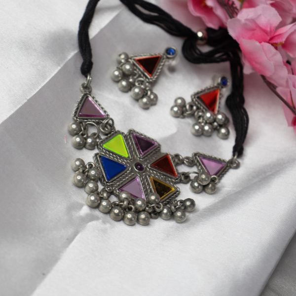 Neck Accessories Oxidise Neckpiece 17
