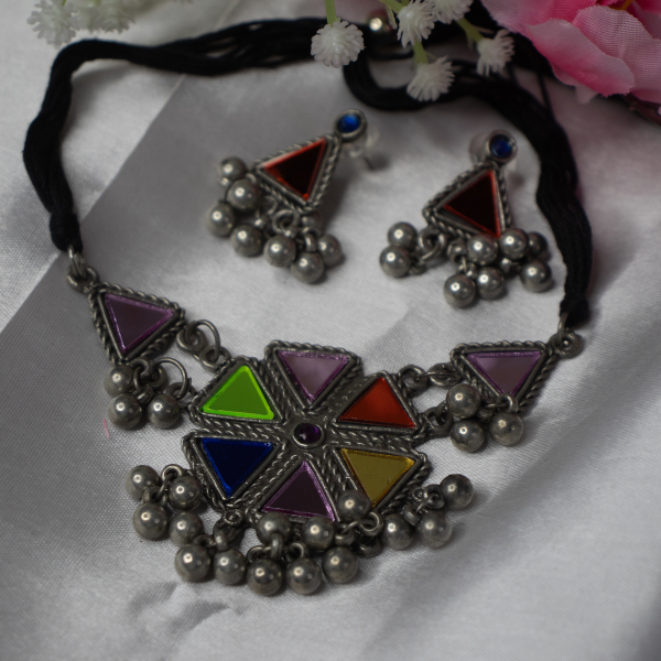 Neck Accessories Oxidise Neckpiece 17