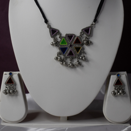 Neck Accessories Oxidise Neckpiece 17