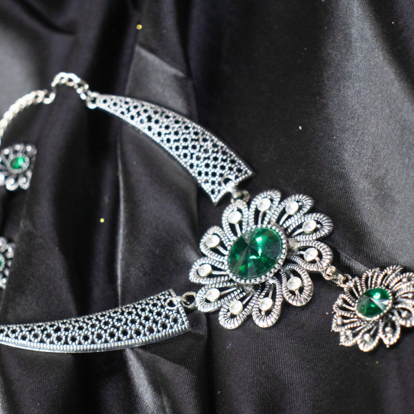Neck Accessories Oxidise Neckpiece 18