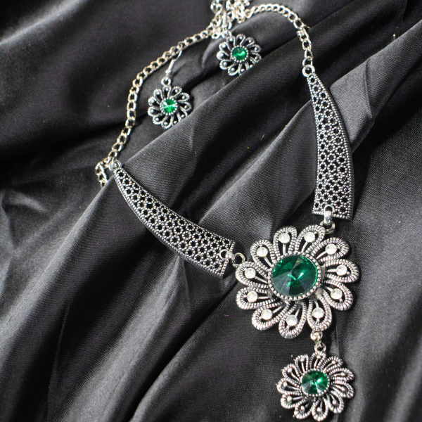 Neck Accessories Oxidise Neckpiece 18