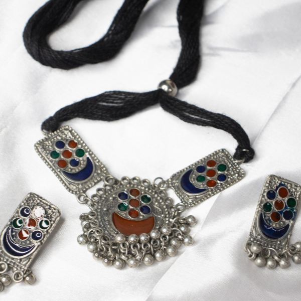 Neck Accessories Oxidise Neckpiece 2