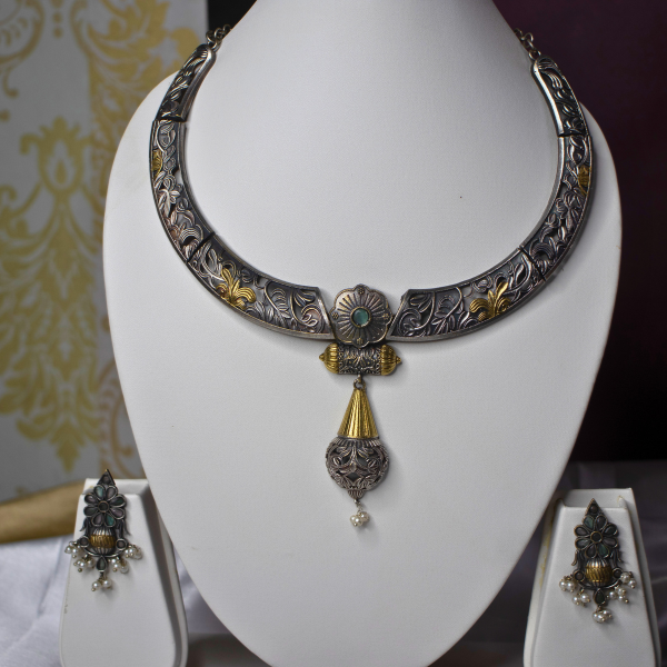 Neck Accessories Oxidise Neckpiece 4