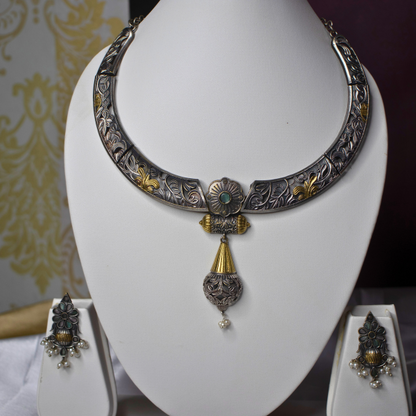 Neck Accessories Oxidise Neckpiece 4