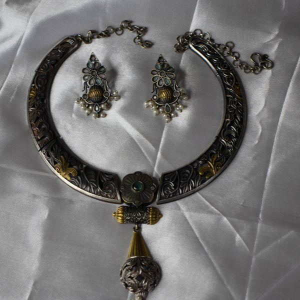 Neck Accessories Oxidise Neckpiece 4