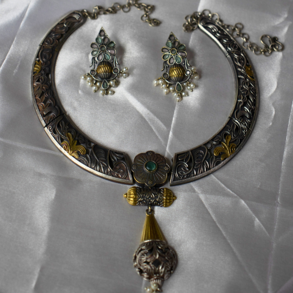 Neck Accessories Oxidise Neckpiece 4