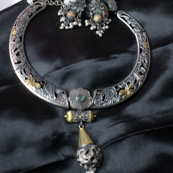 Neck Accessories Oxidise Neckpiece 4