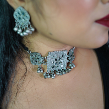 Neck Accessories Oxidise Neckpiece 6
