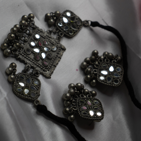 Neck Accessories Oxidise Neckpiece 6