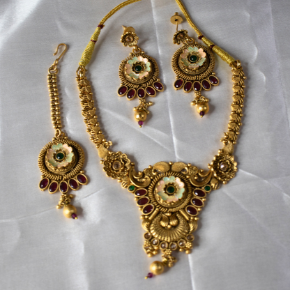Traditional Temple Jewellery Neckpiece 1