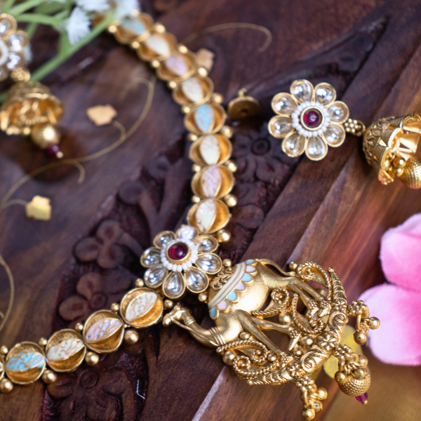 Traditional Temple Jewellery Neckpiece 2