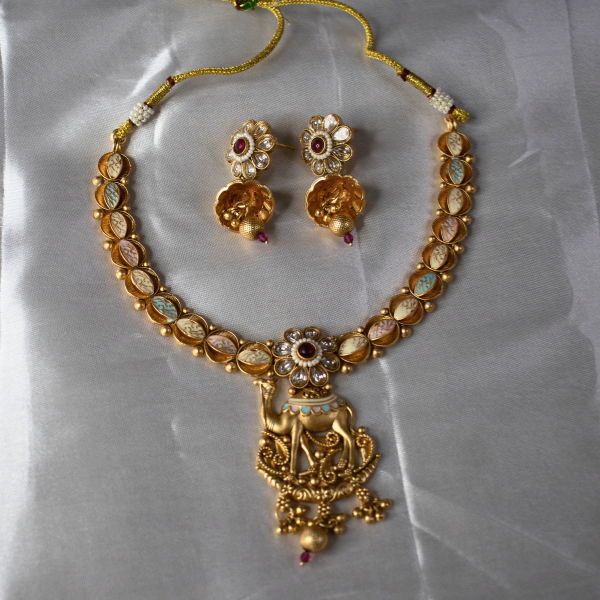 Traditional Temple Jewellery Neckpiece 2
