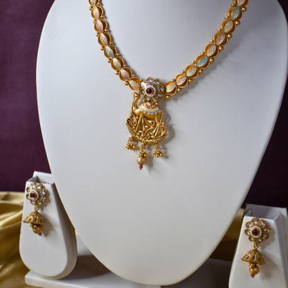 Traditional Temple Jewellery Neckpiece 2