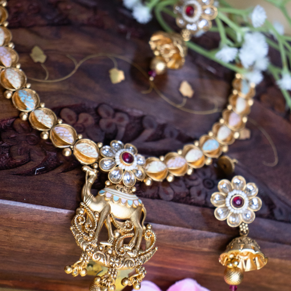 Traditional Temple Jewellery Neckpiece 2