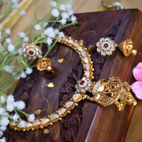 Traditional Temple Jewellery Neckpiece 2