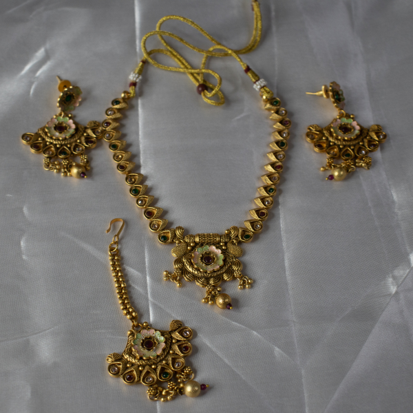 Traditional Temple Jewellery Neckpiece 6
