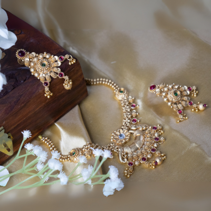 Traditional Temple Jewellery Neckpiece 7