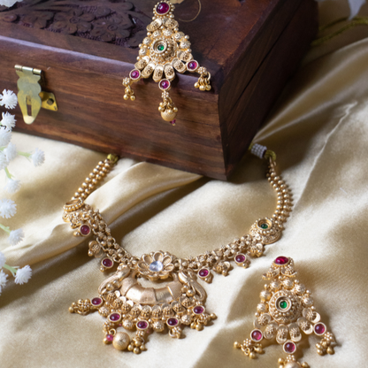Traditional Temple Jewellery Neckpiece 7